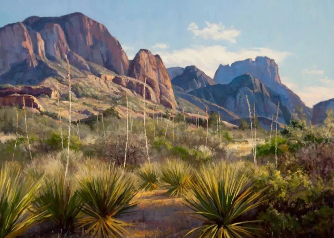 大师笔触生动的风景油画,视觉冲击力很强的风景油画图片