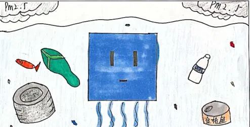 思维导图类绘画作品图片,小学优秀作品构图