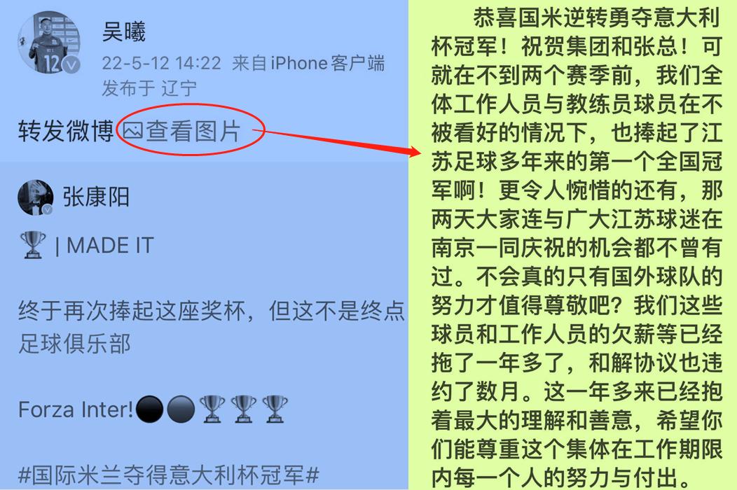 国米夺冠能救苏宁吗,国米夺冠球员讨薪