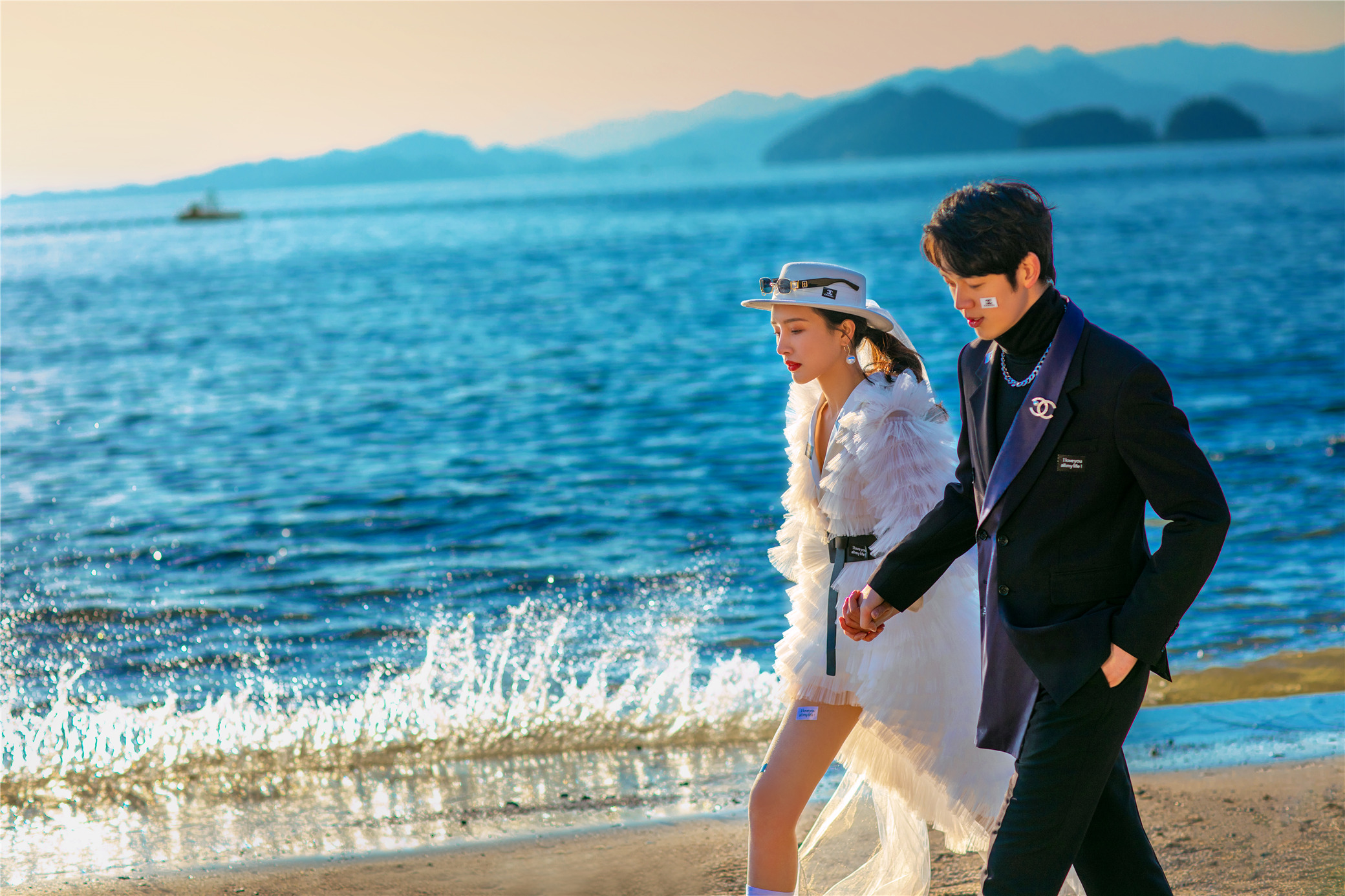 杭州哪家可以拍中国风的婚纱照,杭州盘子女人坊婚纱照