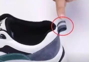 球鞋后跟有白色的小点点,球鞋尾巴的作用