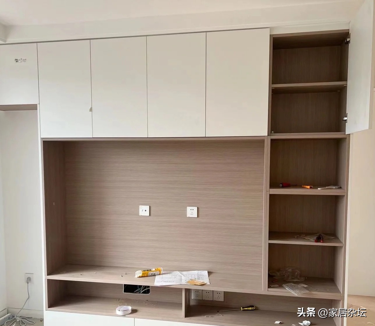 满墙电视柜一年后的使用感受,满墙电视柜到底实用吗