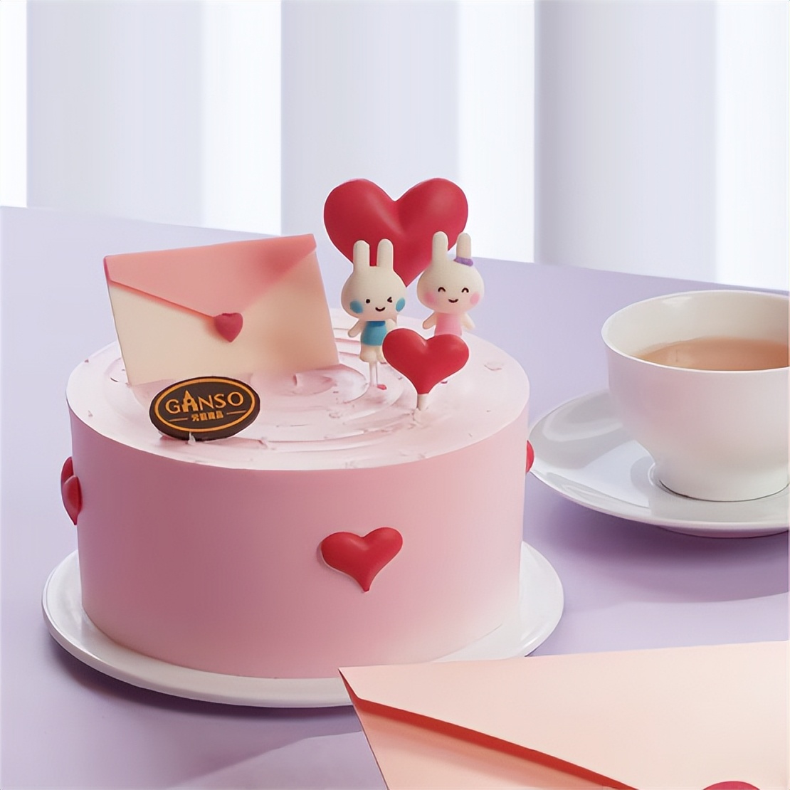 元祖粉色蛋糕,元祖浓情蜜意慕斯蛋糕