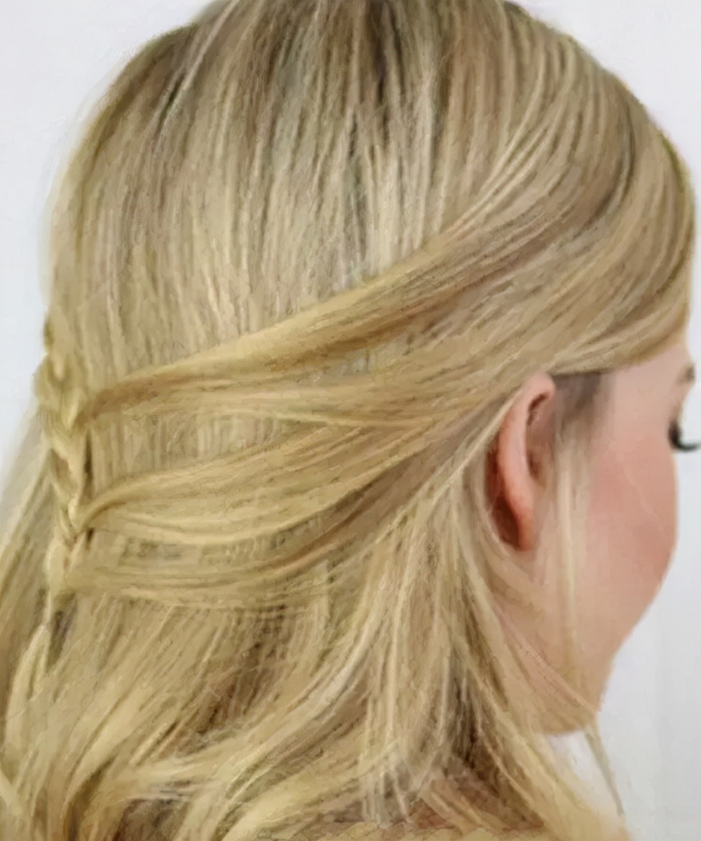 简单又好学又漂亮的编发教程,日常编发简单好看的编发教程