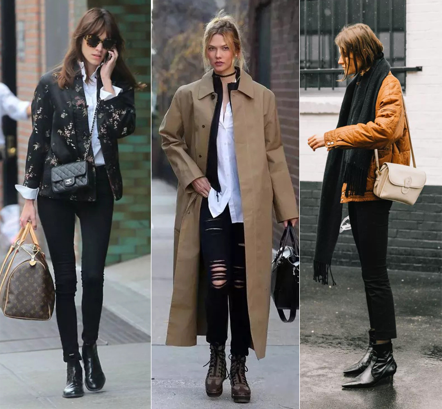 黑裤子显瘦还是白裤子显瘦,1条黑裤子让你时髦显瘦一整年