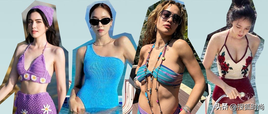 女星比基尼照大曝光，穿这样去游泳真让人移不开目光！