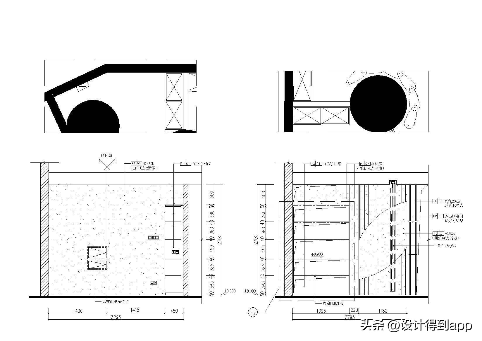 室内设计施工图图例,设计师室内设计效果图讲解