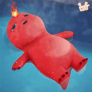 小奶龙害羞表情包,小奶龙跺脚生气表情包