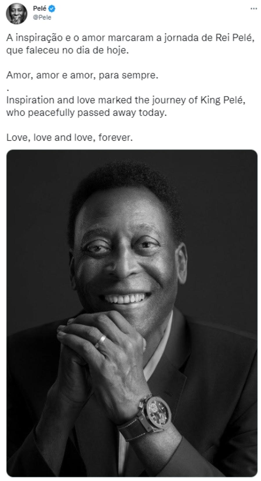 球王贝利唯一的遗憾,球王贝利死还是活