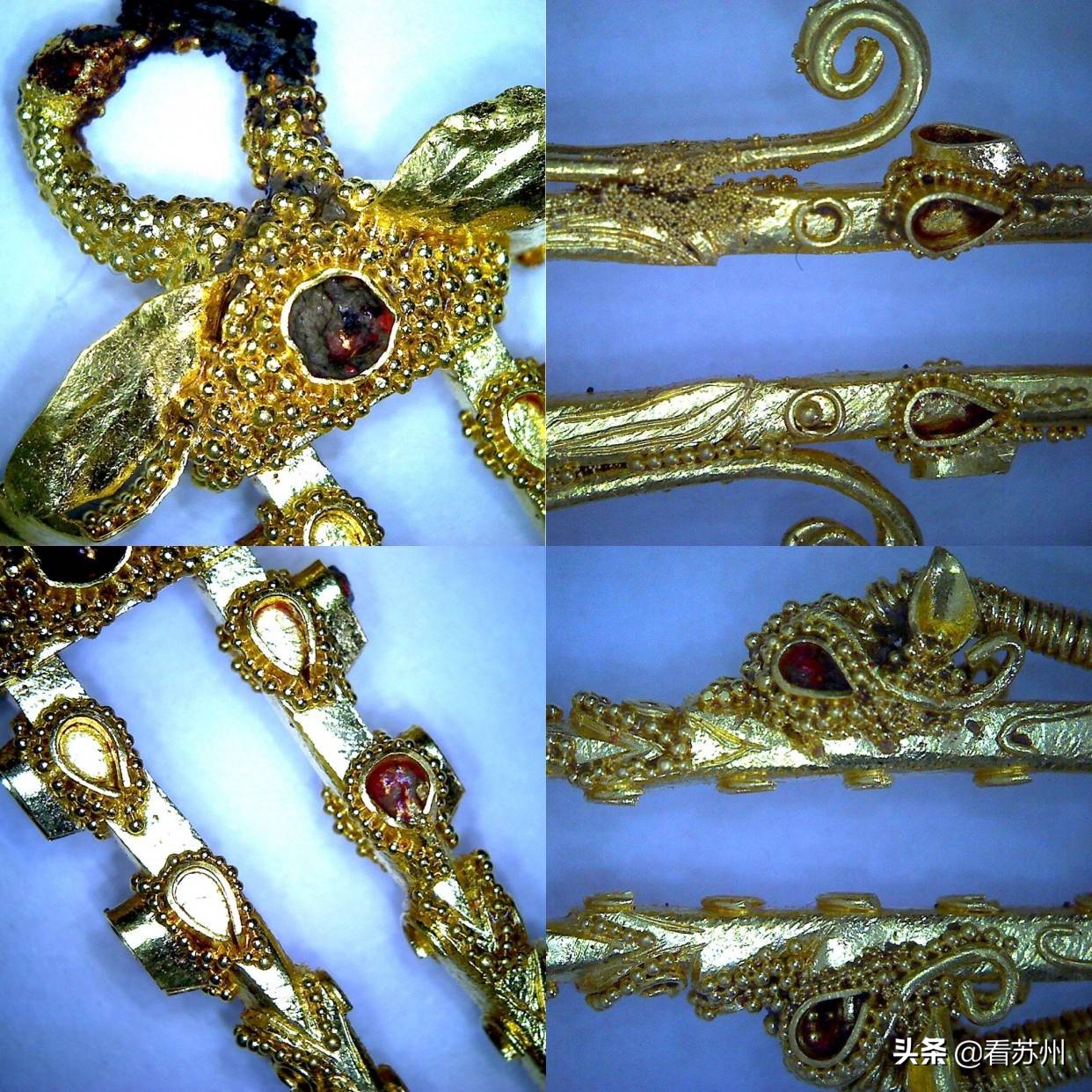 苏州博物馆西馆大乔金簪,苏州博物馆文物玉手镯