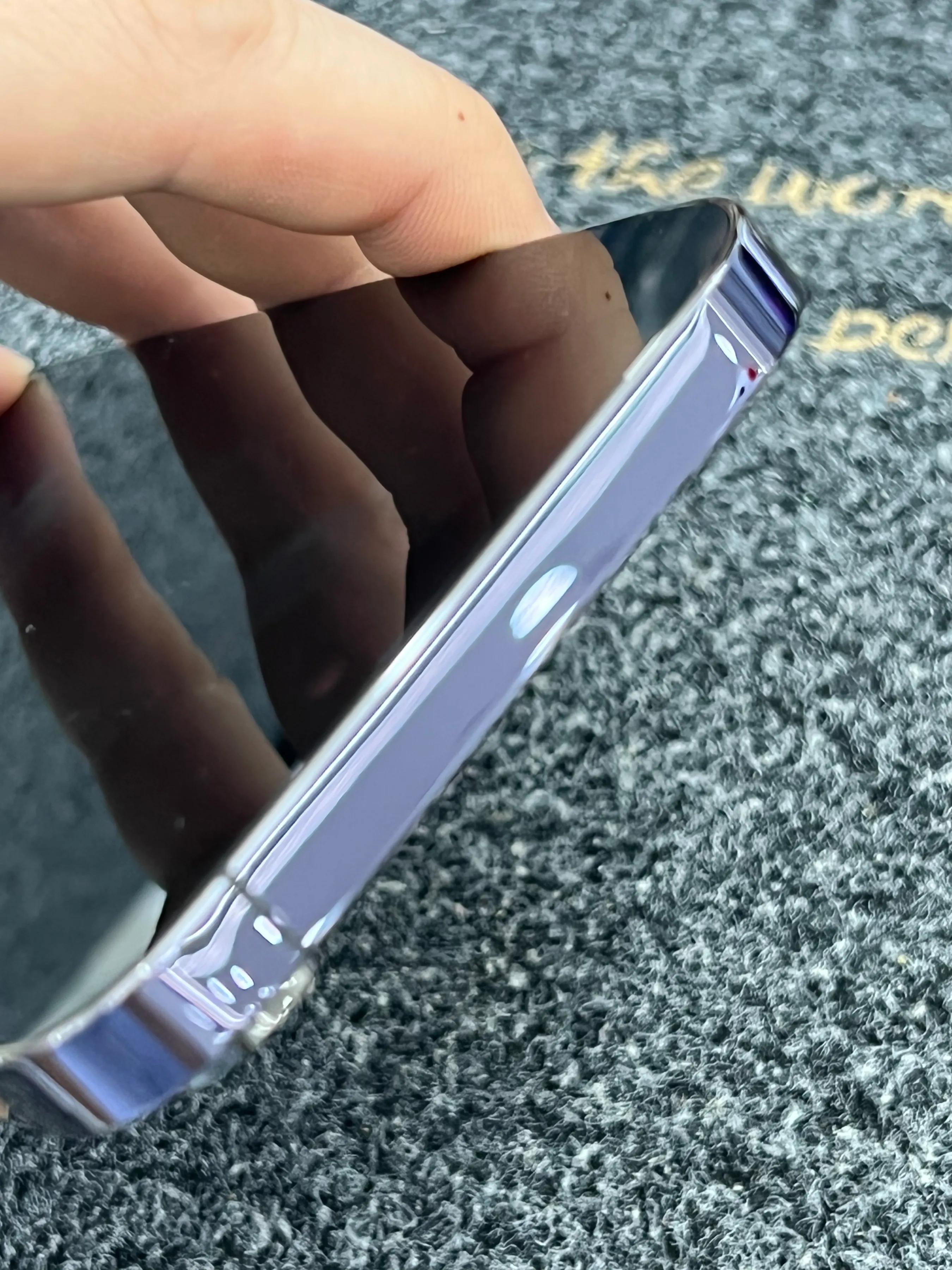 二手14promax手机国行紫色,14promax256g新机回收