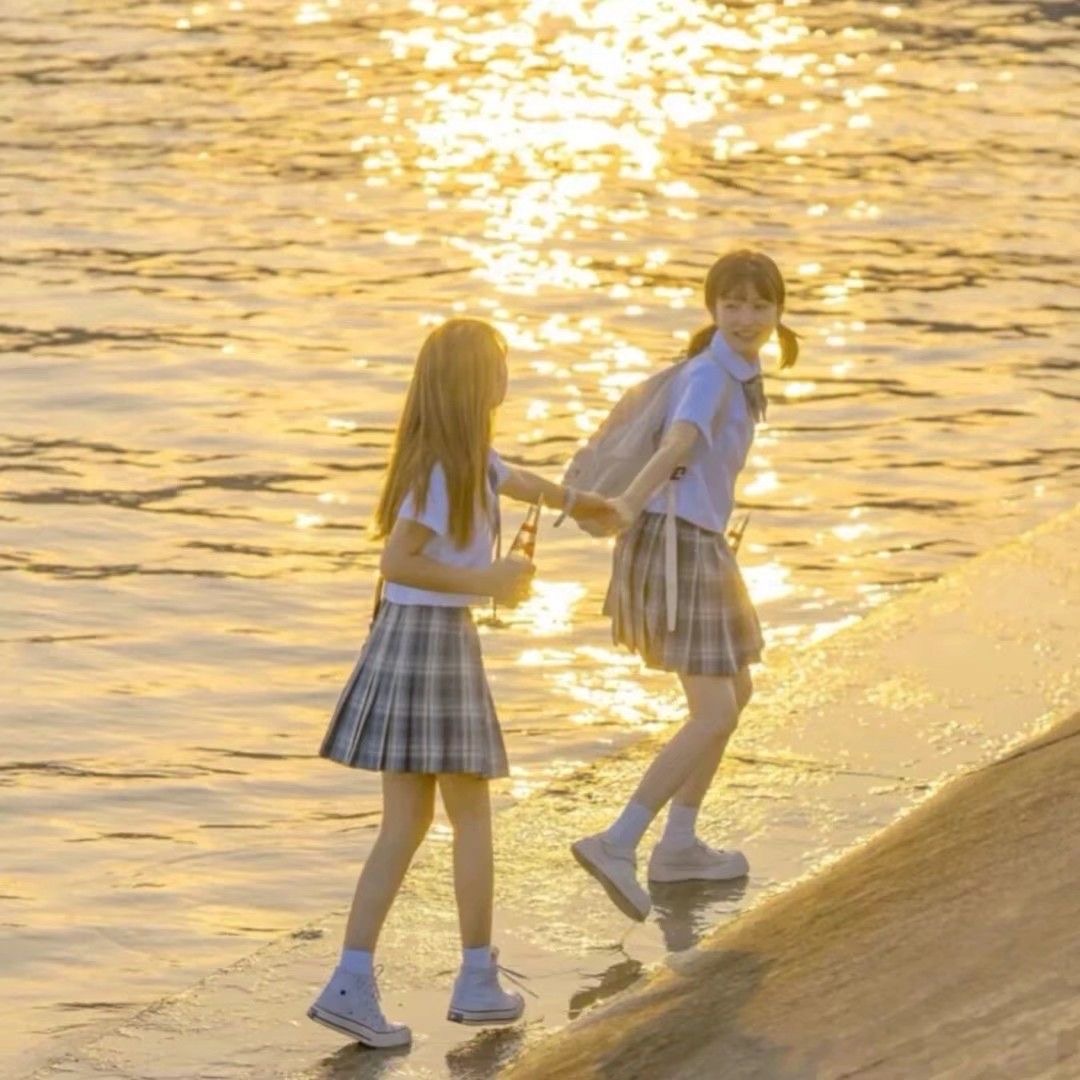 闺蜜头像代表着我和你永远在一起,真人闺蜜头像ins高级质感