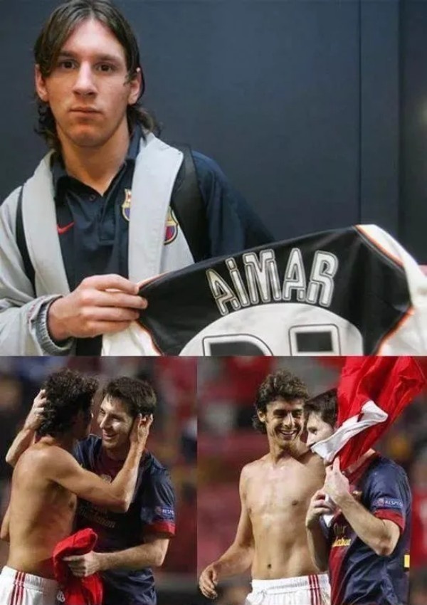 马拉多纳看梅西进球庆祝,梅西致敬马拉多纳的进球