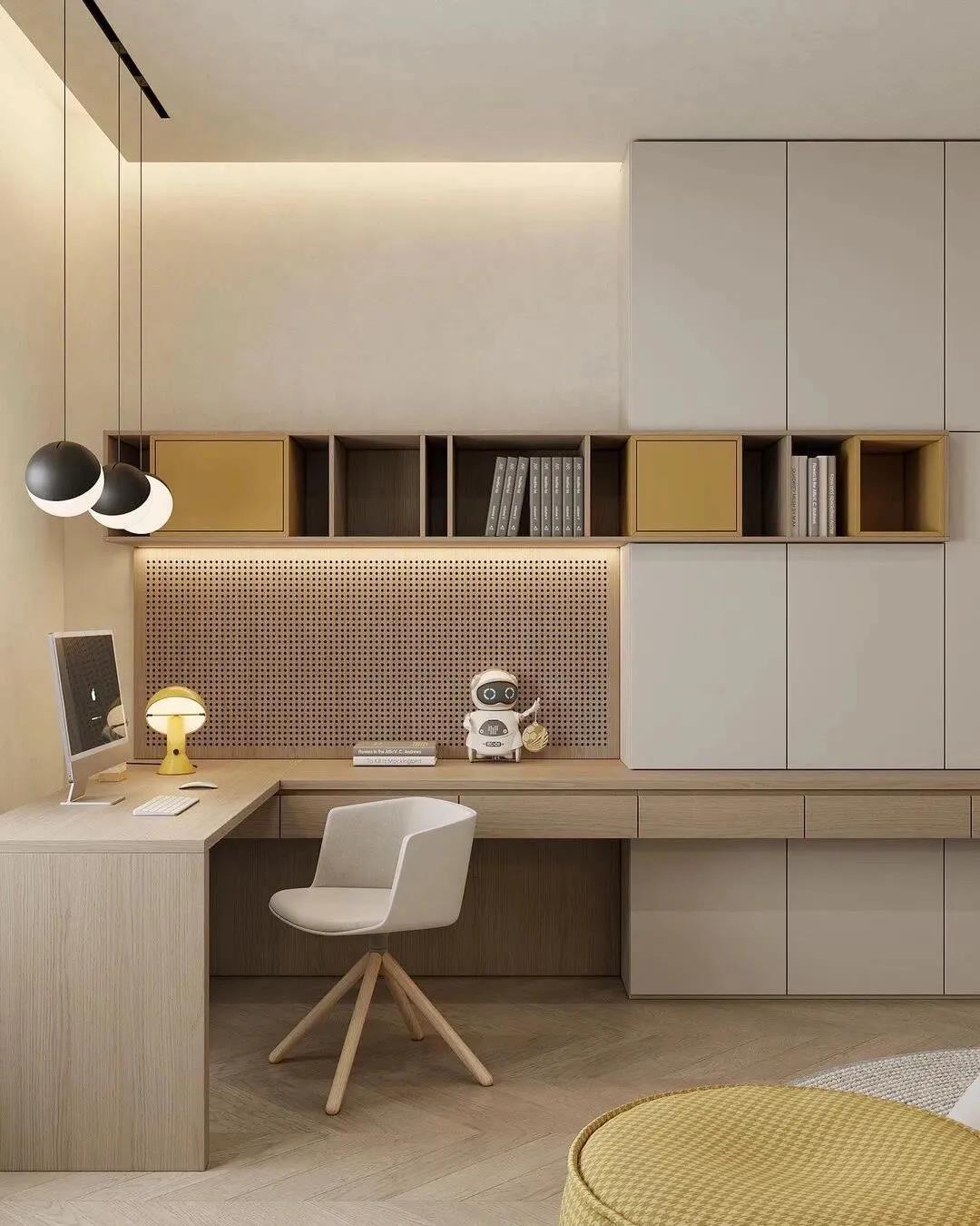 电视柜书桌一体组合,卧室衣柜书桌一体柜