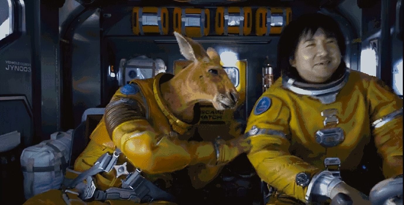 独行月球首映礼沈腾马丽同框合照,独行月球导演谈沈腾马丽默契