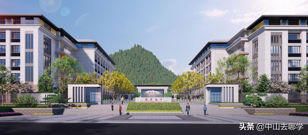 中山市永安中学参观,中山永安中学学校全貌