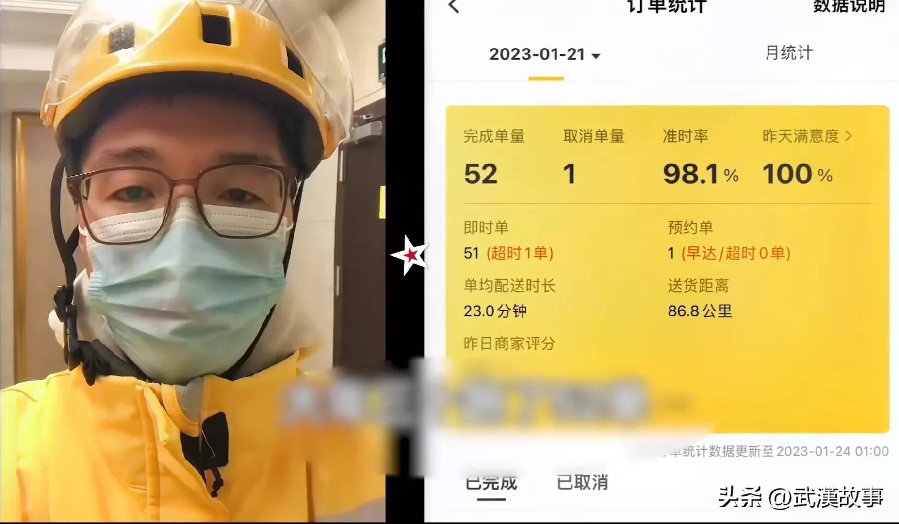 外卖小哥12小时赚41元,外卖小哥过年3天赚2695元详细内容