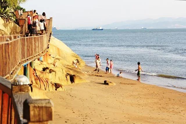 厦门环岛木栈道有海滩吗,厦门环岛路木栈道