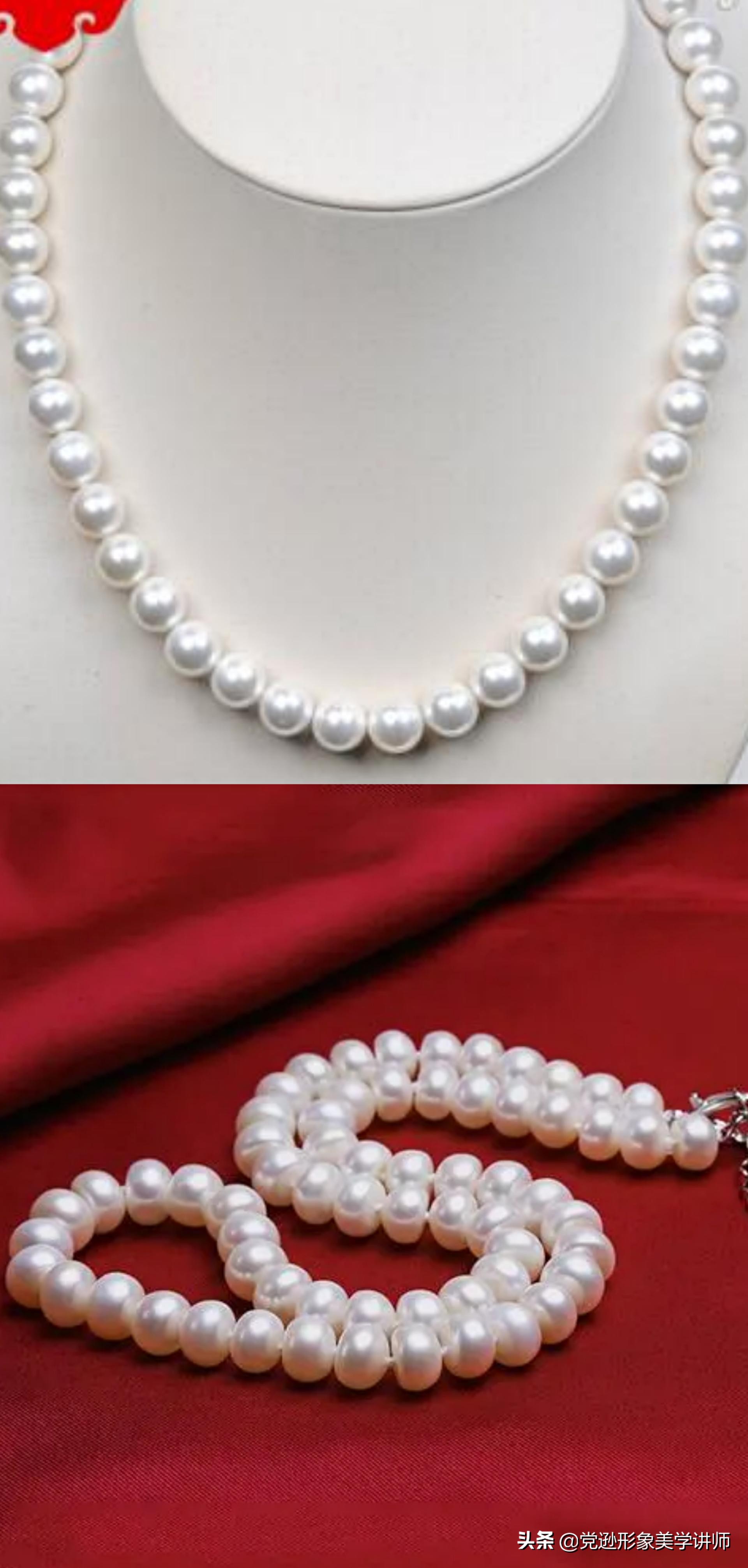 珍珠与丝巾碰撞，不负四月的美