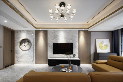 客厅一点也不高级,简单大气上档次的客厅电视背景墙