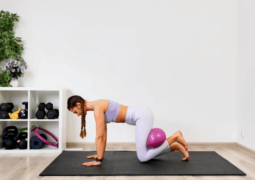 普拉提小球静态动作,普拉提如何激活