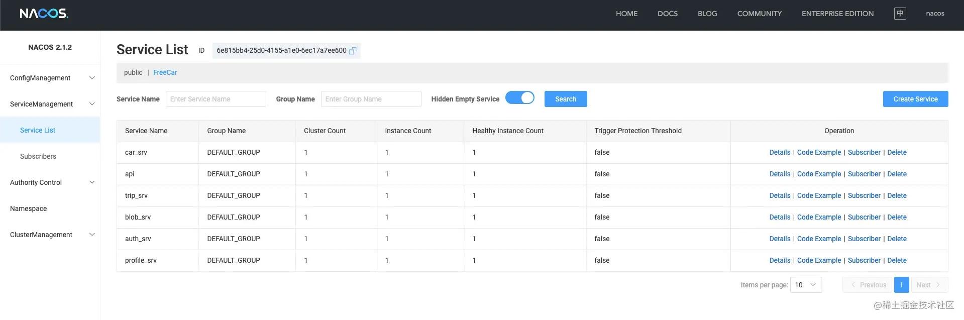 开源框架项目一览表,go微服务开源项目