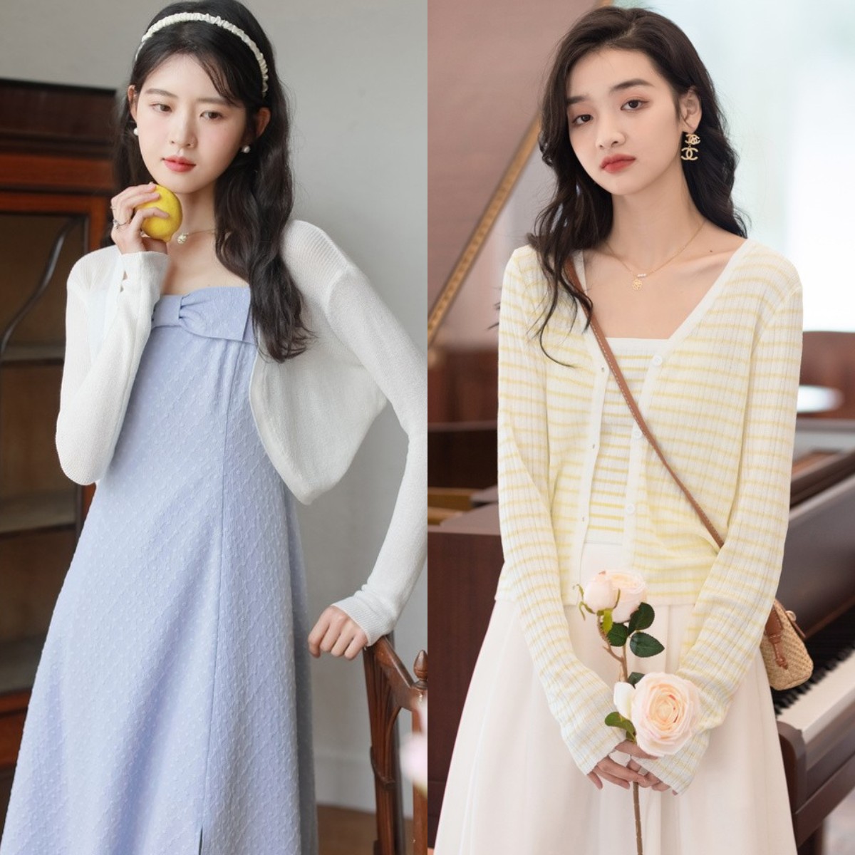 最洋气的夏季短款小开衫,小开衫夏季薄款几种穿法