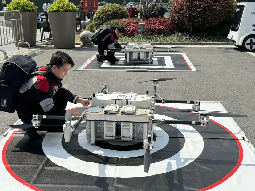 无锡国际货运航线,无锡低空物流无人机配送首飞