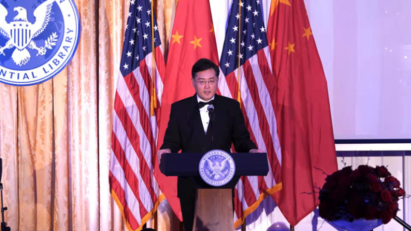 美中纪念尼克松访华50周年秦刚借美式橄榄球赛喻中美关系