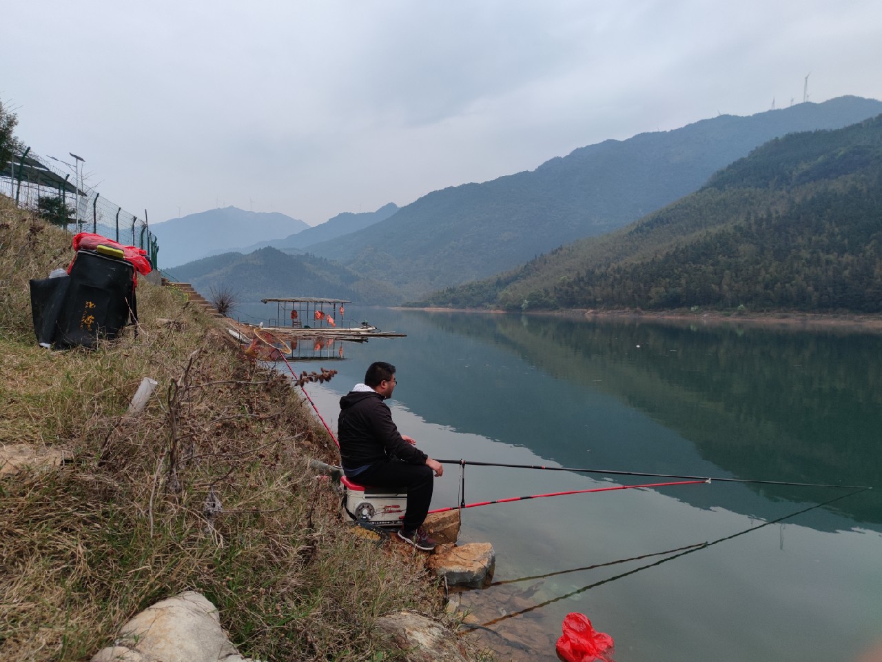 初春夜钓鳊鱼钓底还是钓浮,初春海竿夜钓
