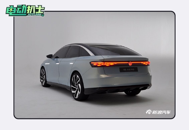 大众id系列概念车全自动驾驶纯电,大众id.aero概念车发布