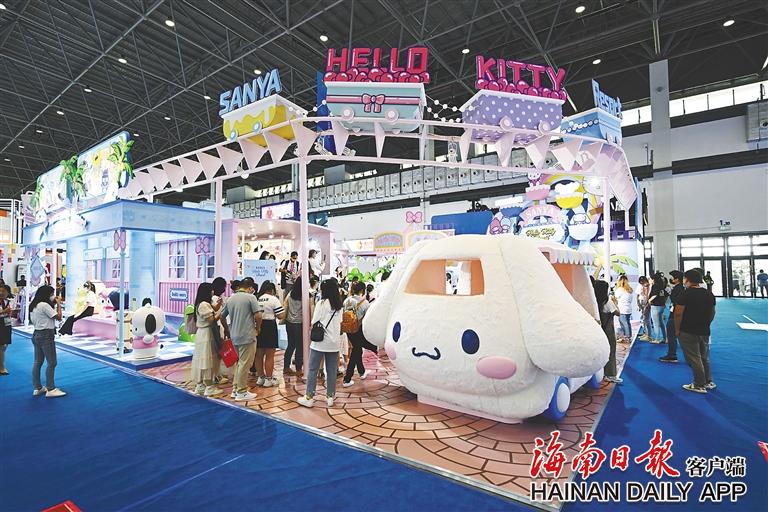 消博会海南元素惊艳亮相,2022年消博会海南元素