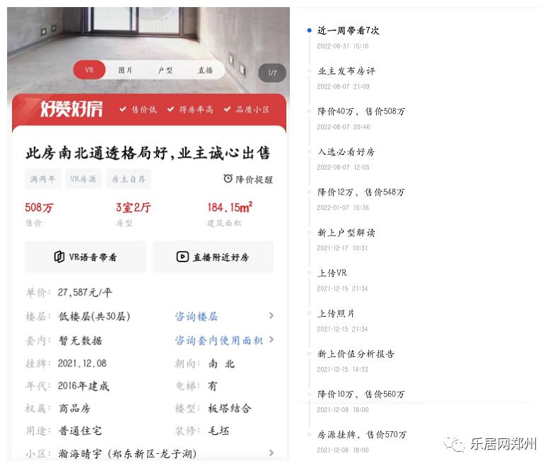 郑州二手房难卖,郑州十年以上的二手房好卖不