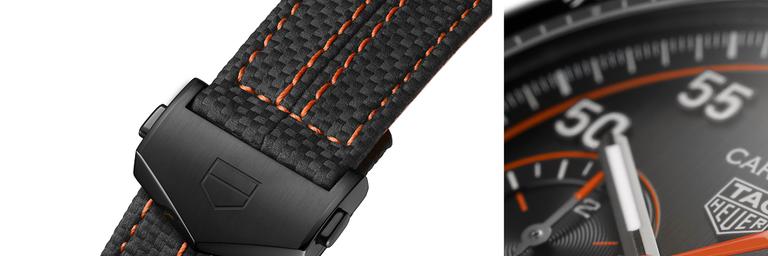 TAGHEUER泰格豪雅推出泰格豪雅卡莱拉系列(CARRERA)保时捷ORANGERACING计时码表