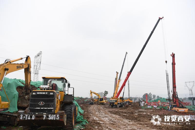 西安东站站房工程正式开工建设