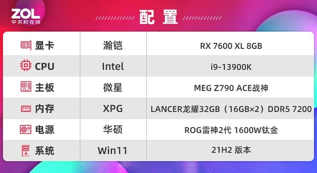 瀚凯rx7600显卡3390hz,瀚铠rx7600跑分