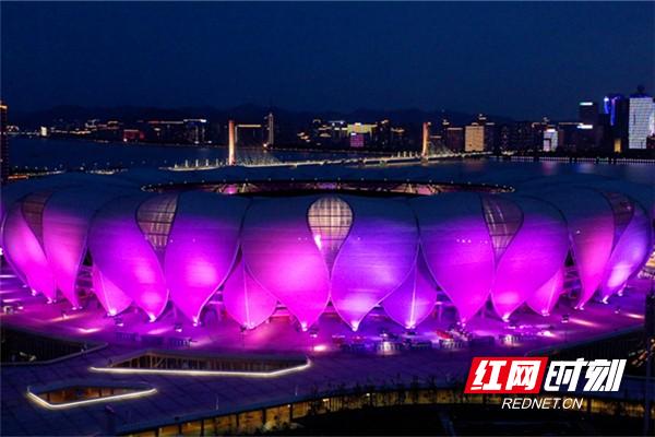 喜迎亚运打卡亚运印记,打卡杭州亚运莲花
