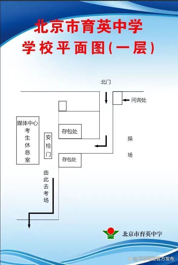 海淀高考考点分布图,海淀高考考点一览表