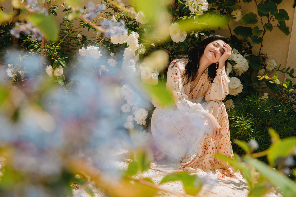 姚晨的一组写真自然又大方的美,姚晨长裙造型