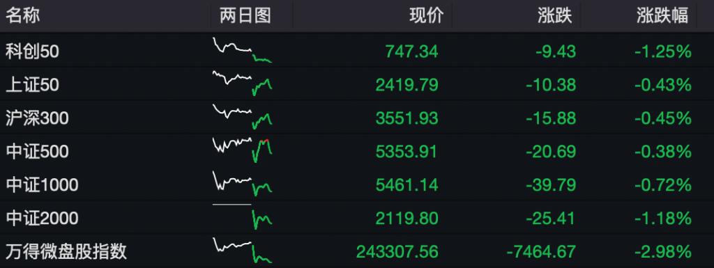 大盘冲高回落创业板强势补涨,创业板短线暴跌