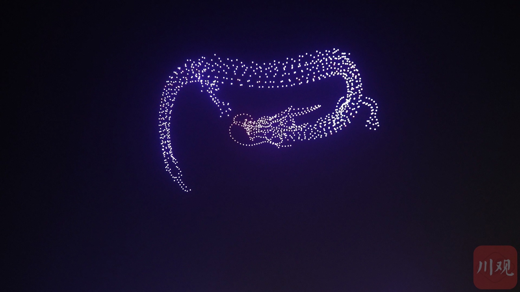 龙翔九天动画,龙飞九天无人机表演